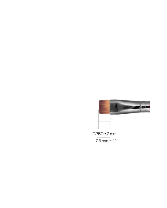 RED ALIGNED DEFINER BRUSH D260