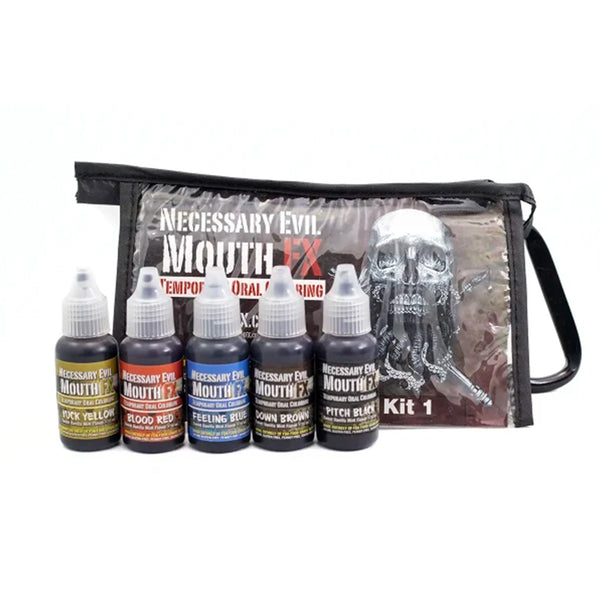 NECESSARY EVIL MOUTH FX - KIT OF 5 MOUTH COLOURS