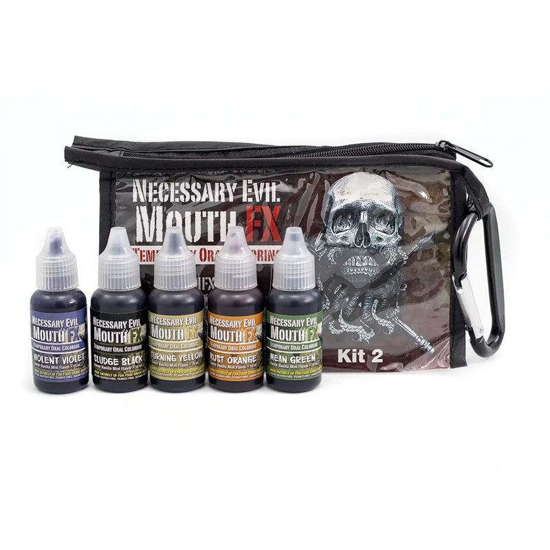 NECESSARY EVIL MOUTH FX - KIT OF 5 MOUTH COLOURS