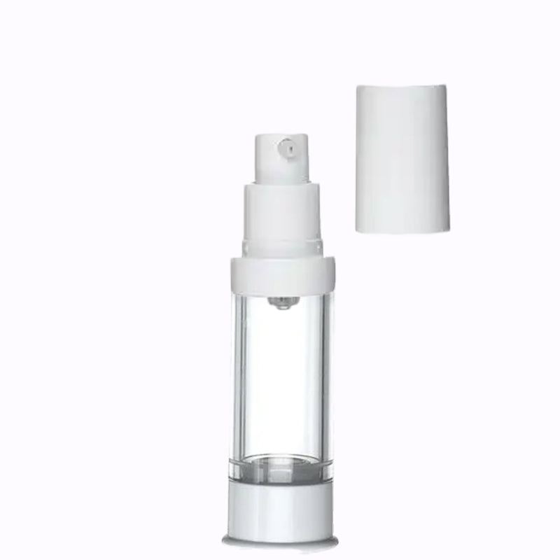 EMPTY AIRLESS PUMP BOTTLE CLEAR 15ml.